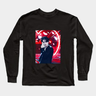 K-pop Stray Kids Felix Fan Art Long Sleeve T-Shirt